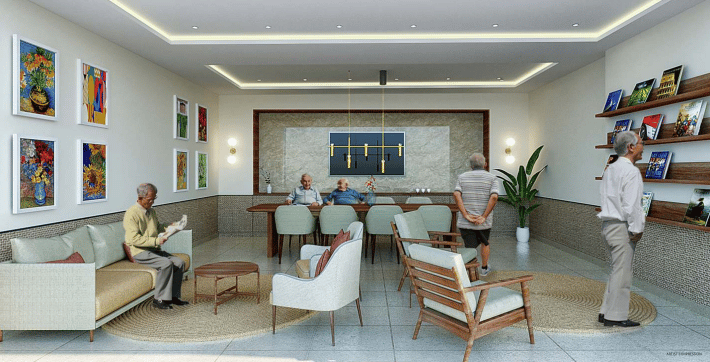 Senior citizen area at Ashish Windermere, Bhayandar West