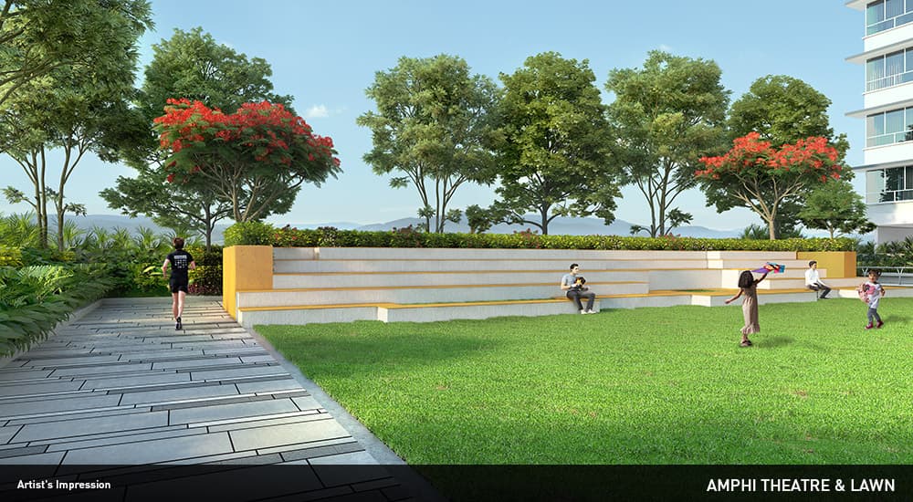 Amphitheater at Wadhwa TW Gardens, Kandivali East