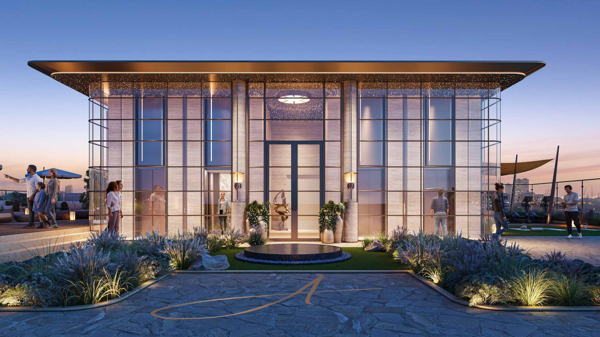 Rooftop terrace at Autograph Residency, Oshiwara
