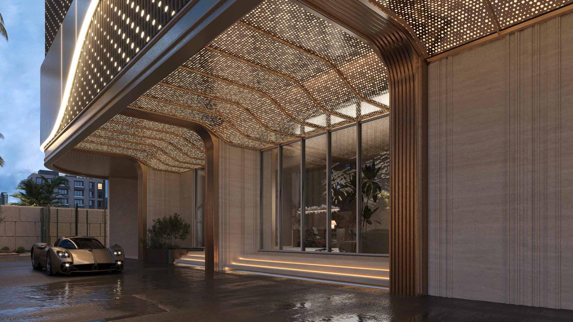 Grand entrance lobby at Autograph Residency, Oshiwara