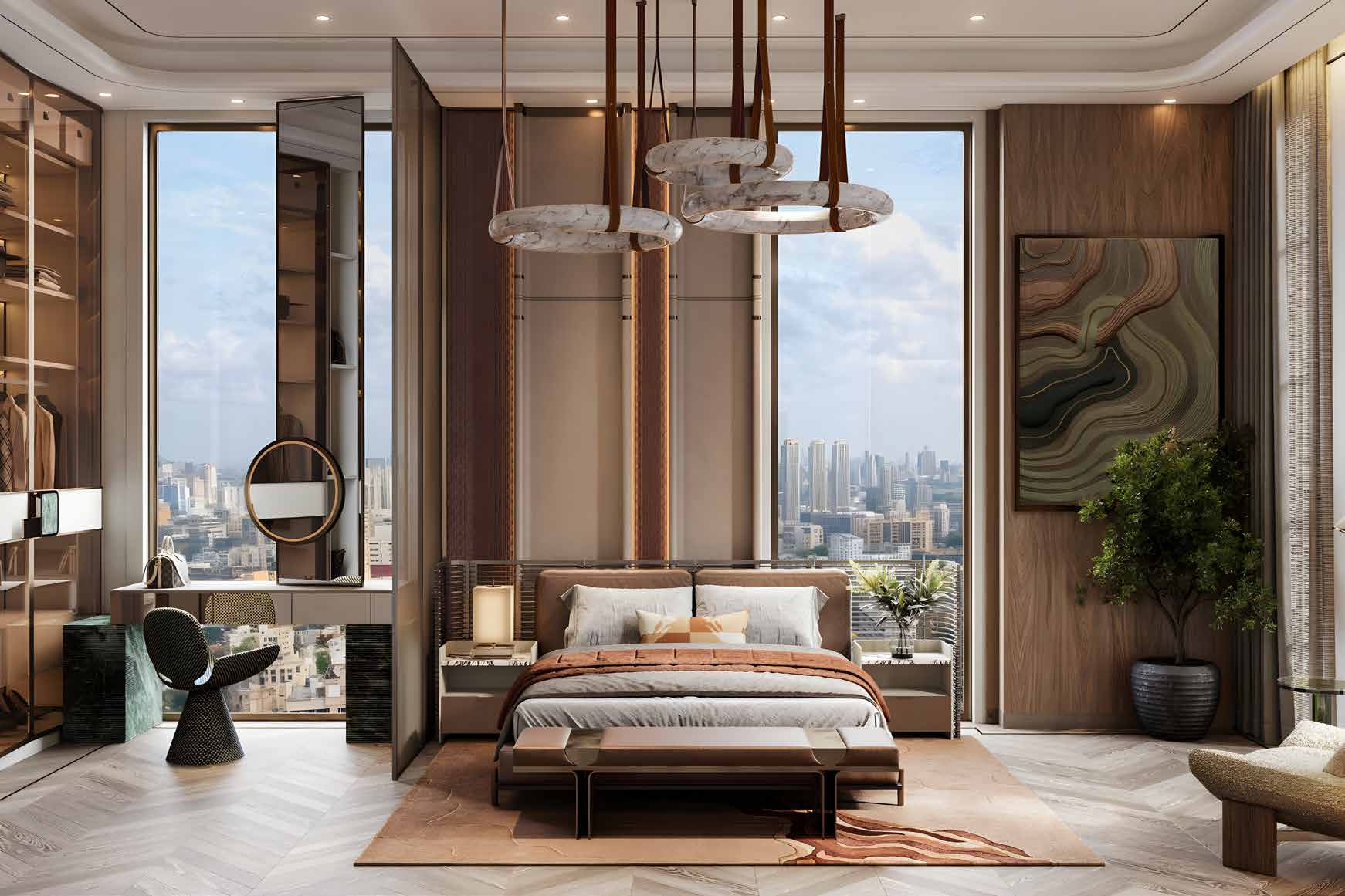 Interior 4 at Autograph Residency, Oshiwara