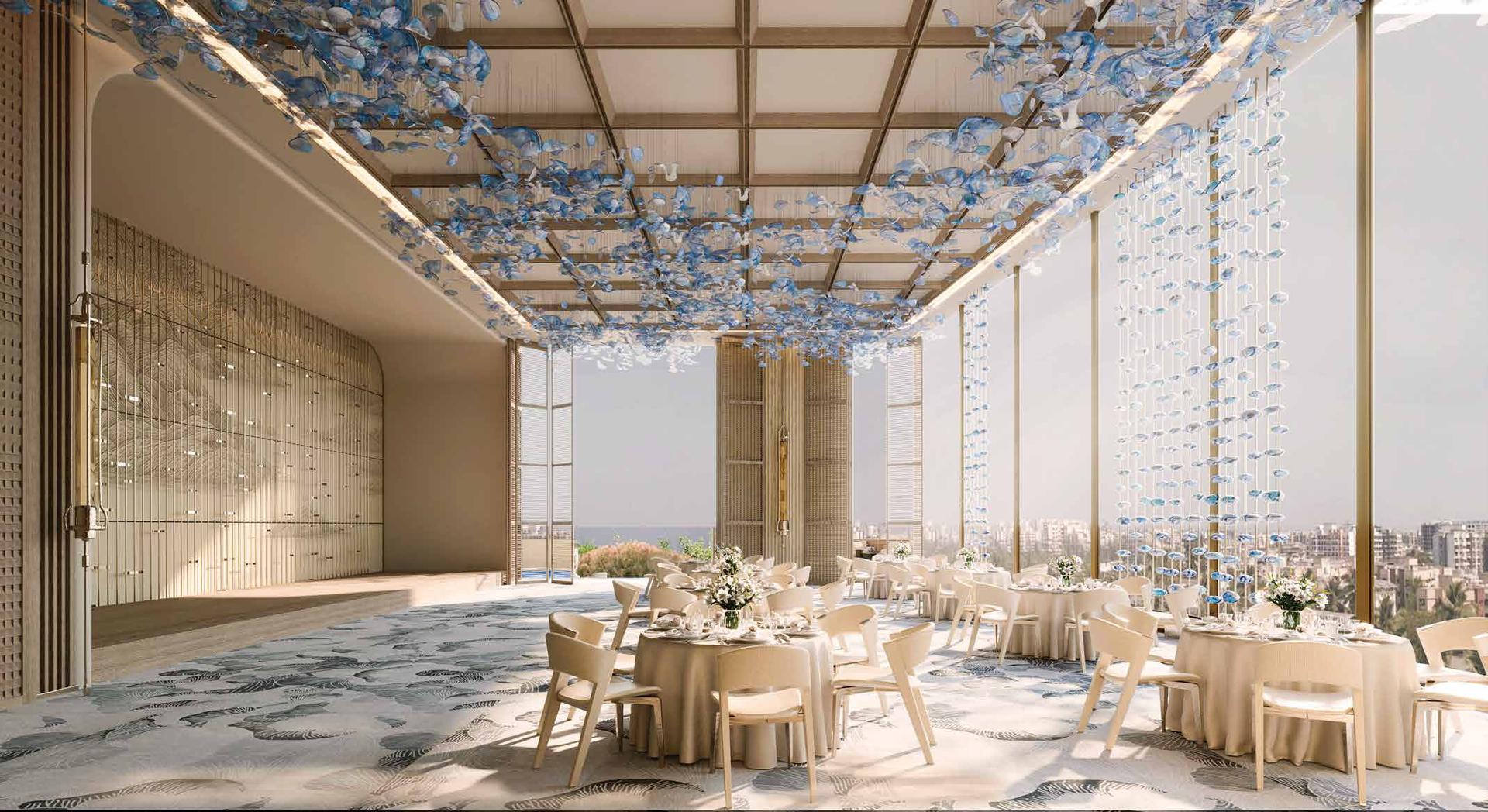 Multipurpose hall at Autograph Residency, Oshiwara