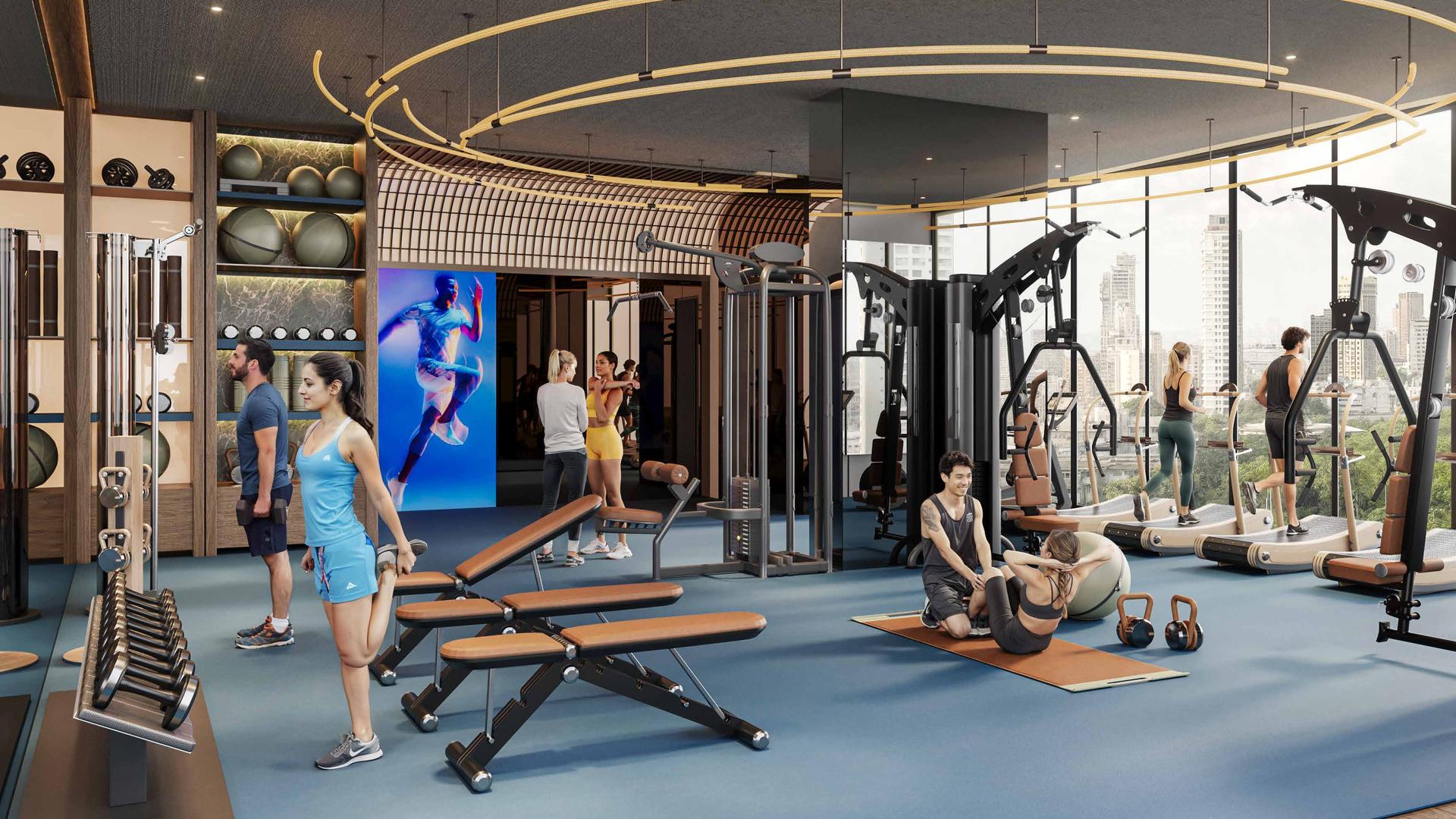 Gym at Autograph Residency, Oshiwara