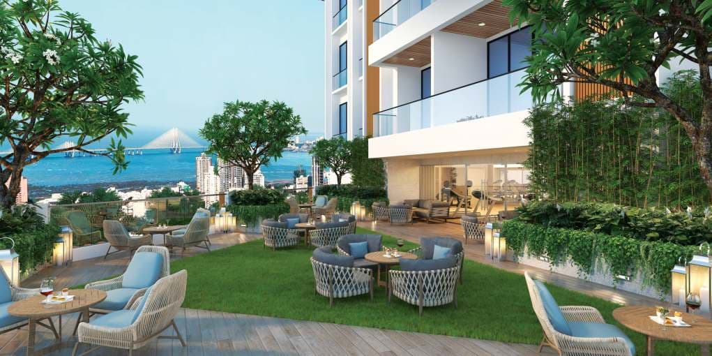 Party lawn at Techno Aakasa, Worli