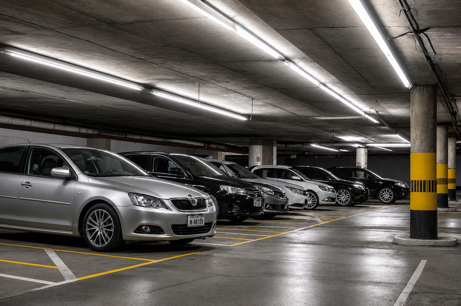 Visitor parking at Zen Oceana, Dadar West