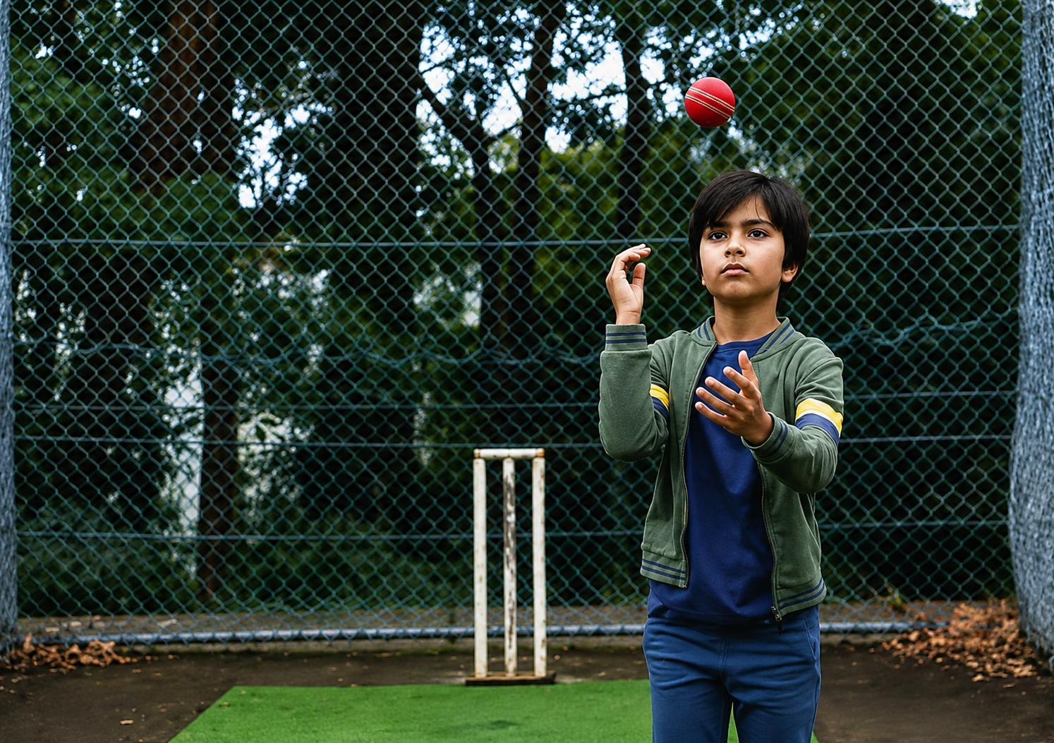 Cricket pitch at Roswalt Zaiden, Jogeshwari West