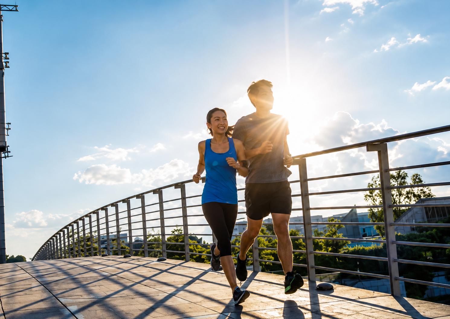 Jogging track at Roswalt Zaiden, Jogeshwari West