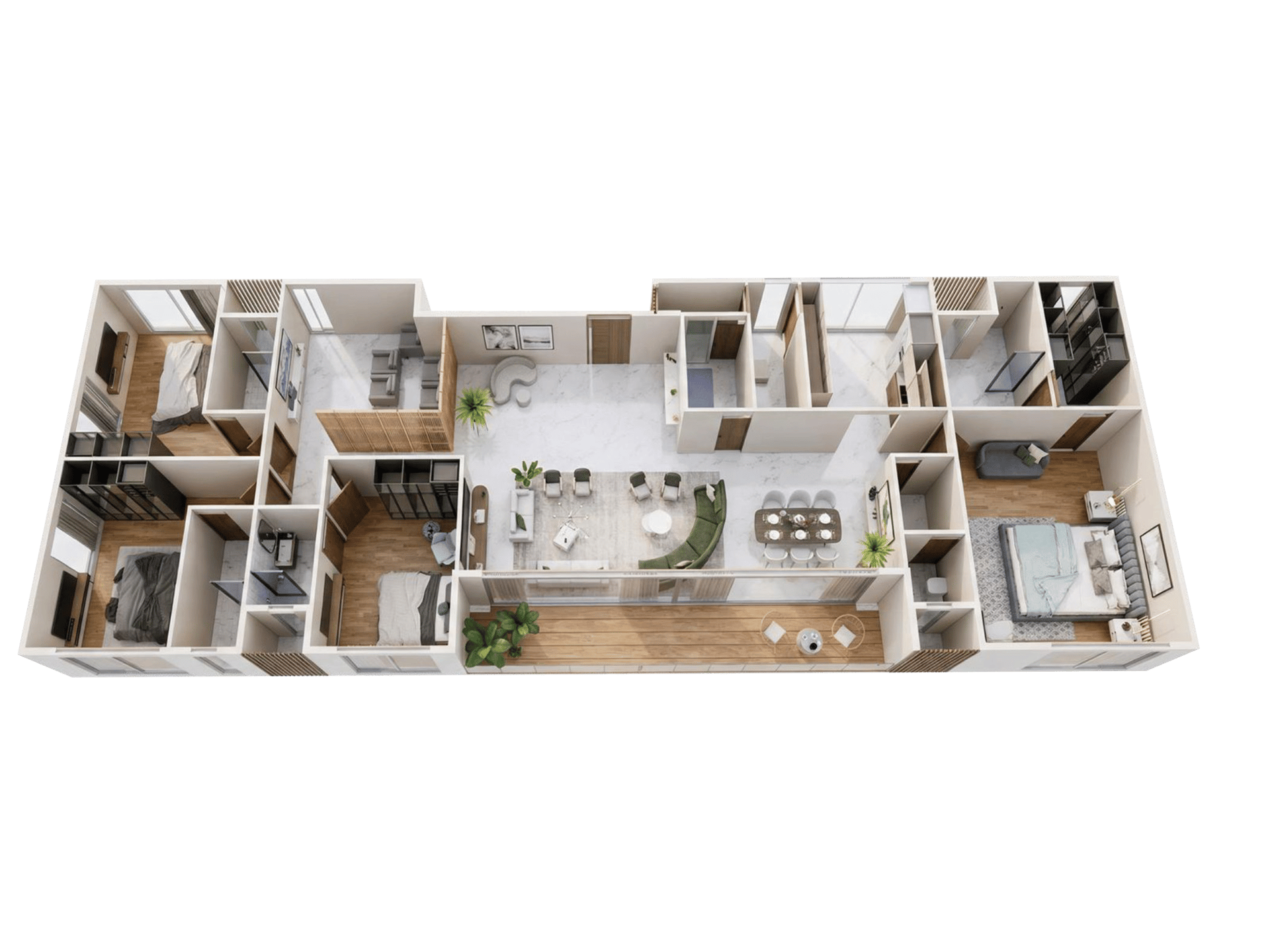 4BHK Type2 floor plan