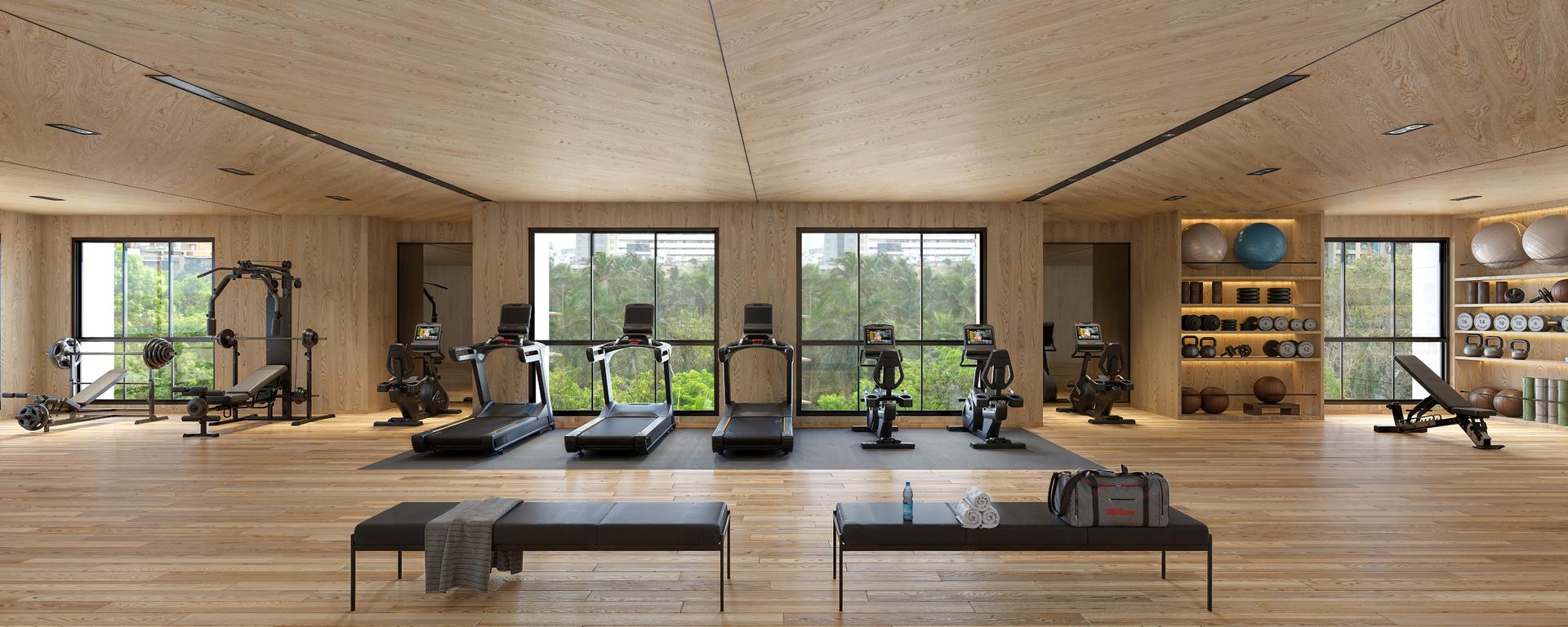Gym at Vaswani Seascape, Juhu