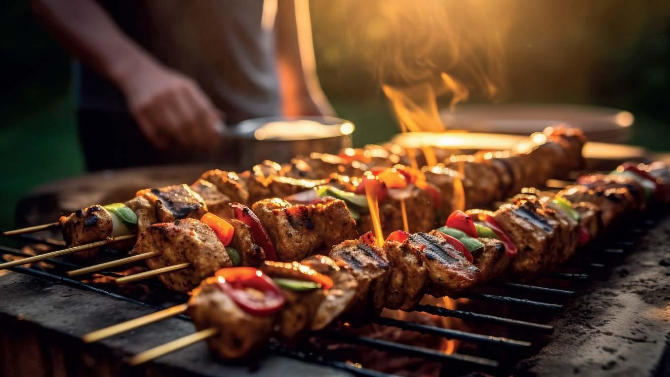 BBQ area at Kabra Residency Park, Andheri