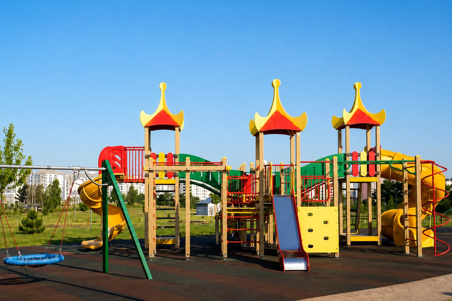 Children's play area at Modis Rashmi Signature, Malad West