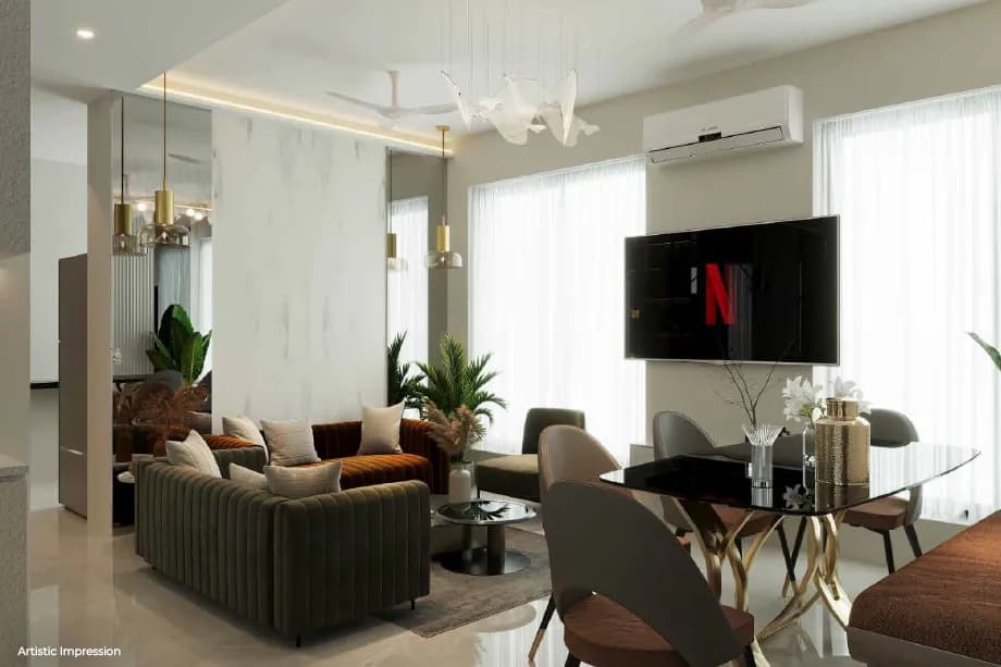 Interior 3 at Hubtown Celeste, Worli