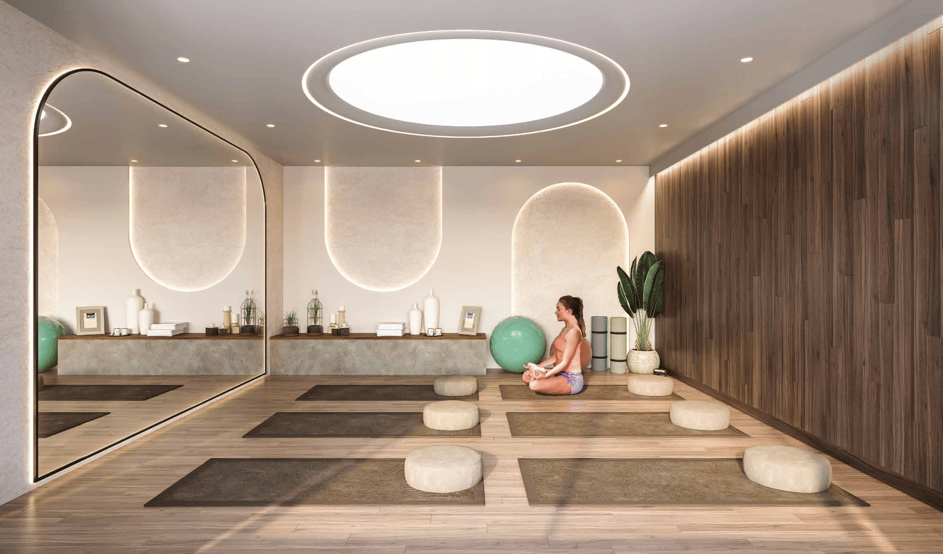 Yoga / meditation at Ambit Primoris, Kandivali West