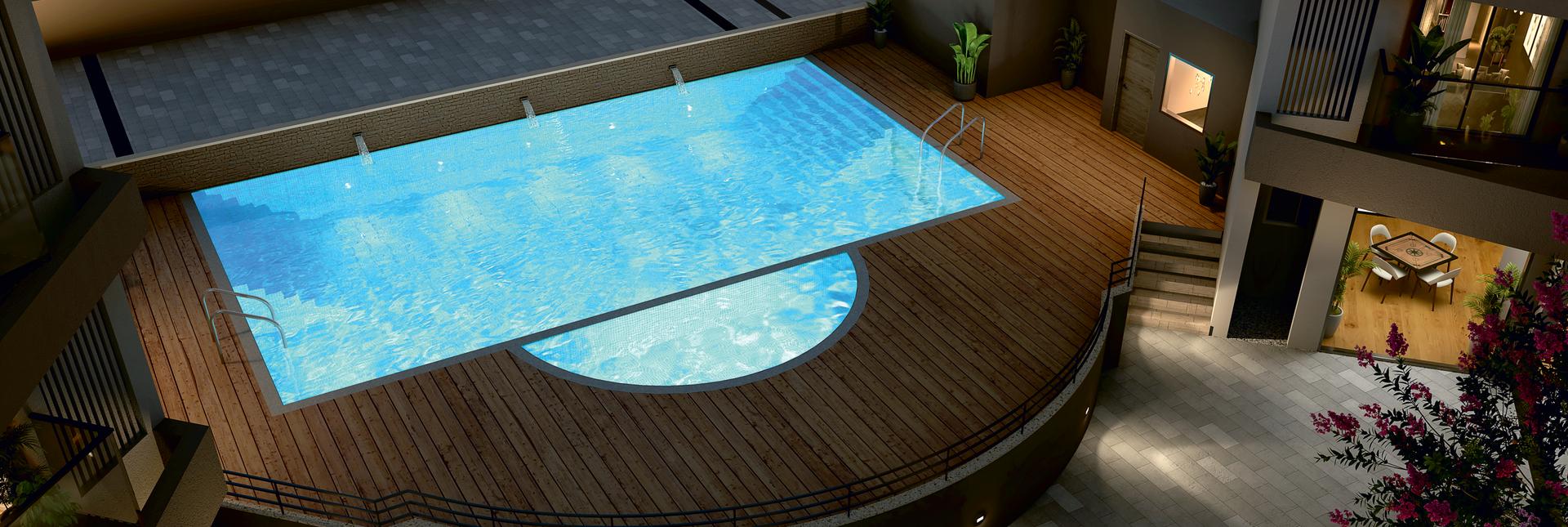 Swimming pool at Ashish Windsor, Bhayandar West