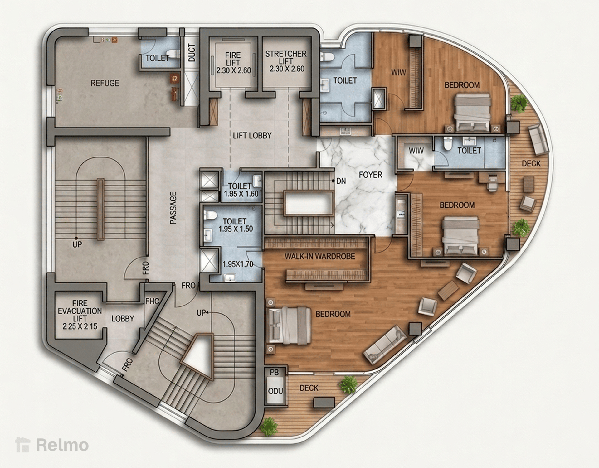 Refuge Floor Sky Mansion floor plan