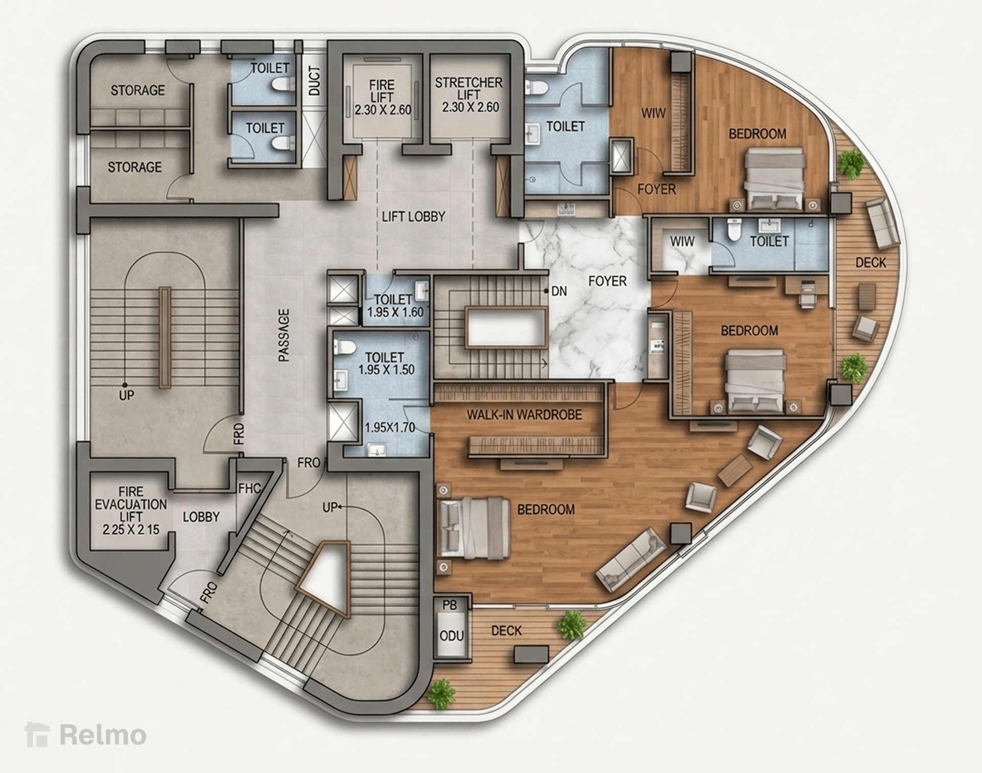 2nd Floor Sky Mansion floor plan