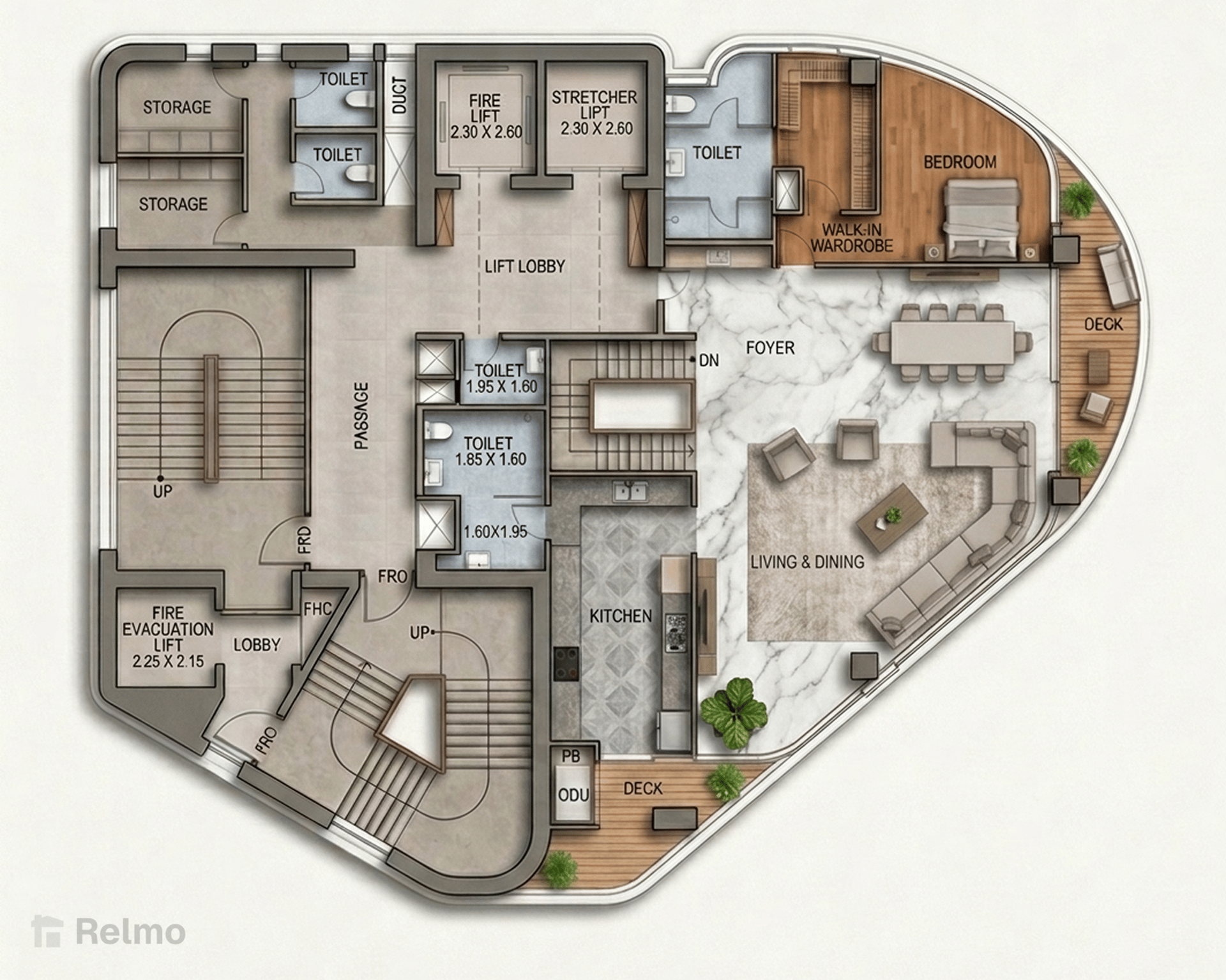 Refuge Floor Sky Mansion floor plan