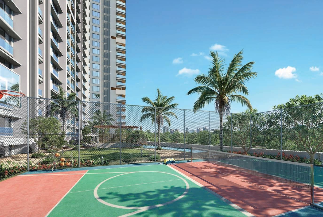 Outdoor sports at Runwal Woods, Chembur East
