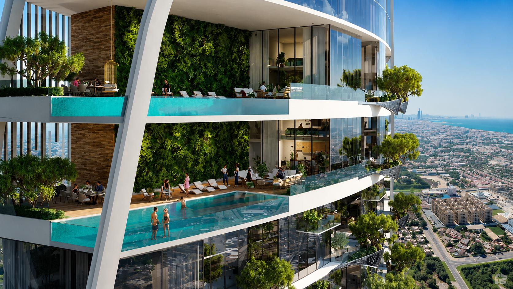 Rooftop terrace at MICL Aradhya Avaan, Tardeo