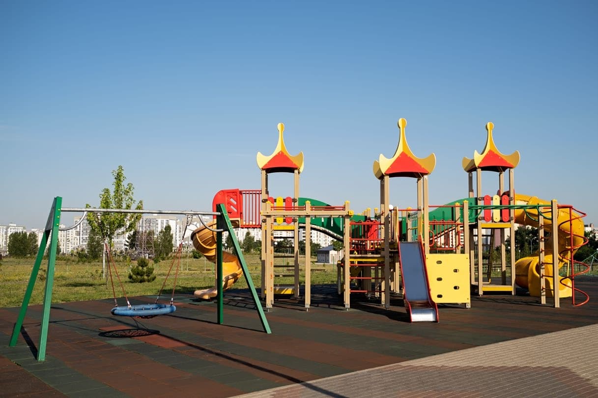 Children's play area at Dem Phoenix, Malad East