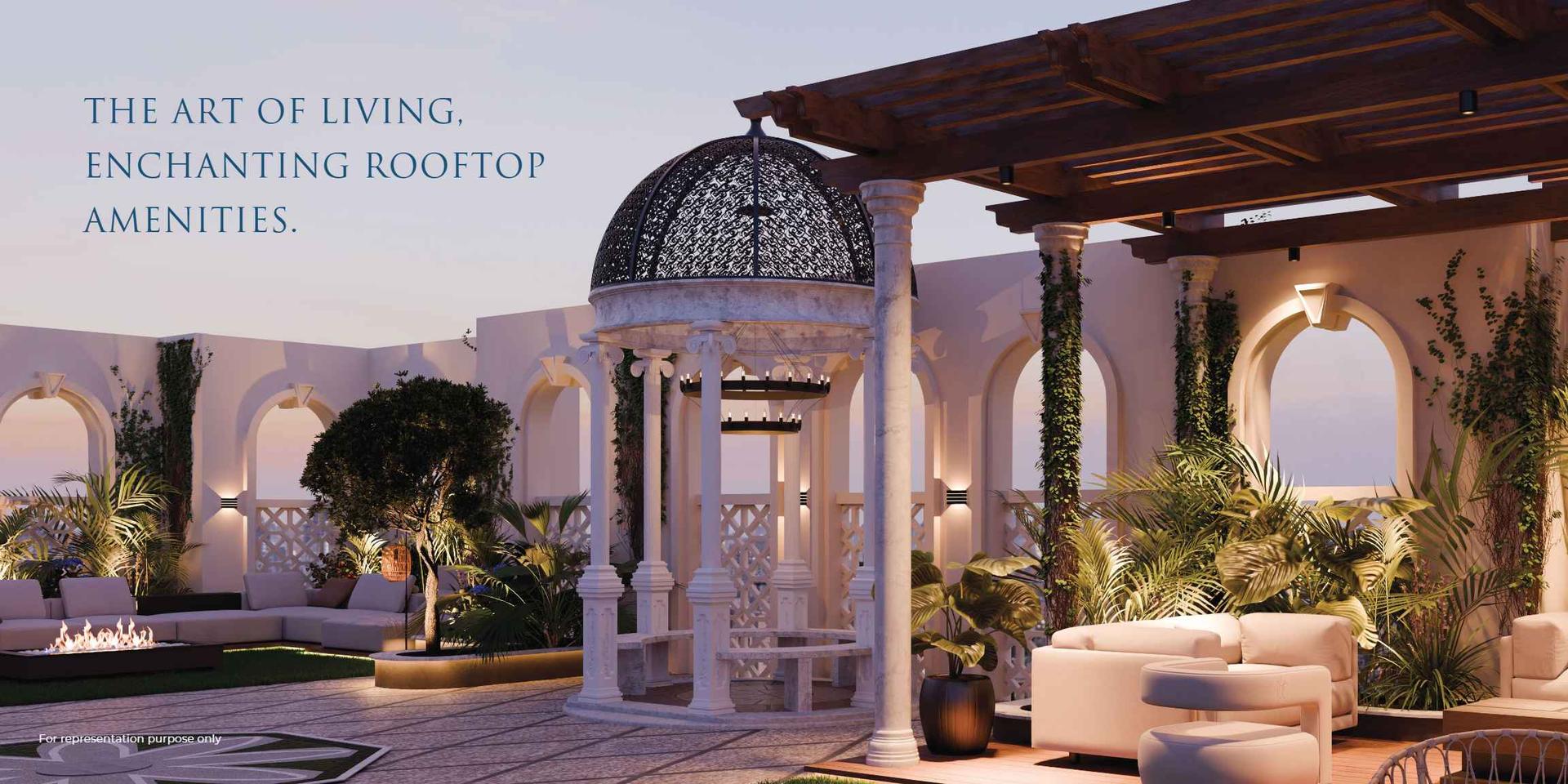 Rooftop terrace at The IVY, Sion