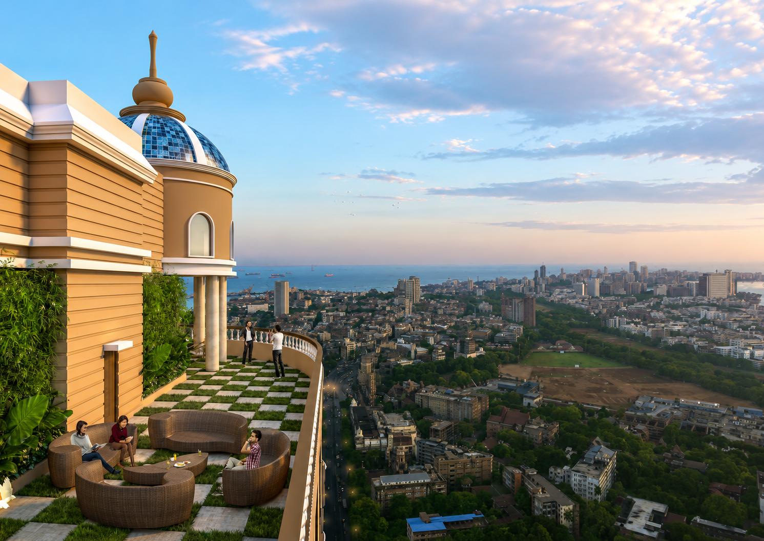 Rooftop terrace at Aplite Green Stone Heritage, Fort