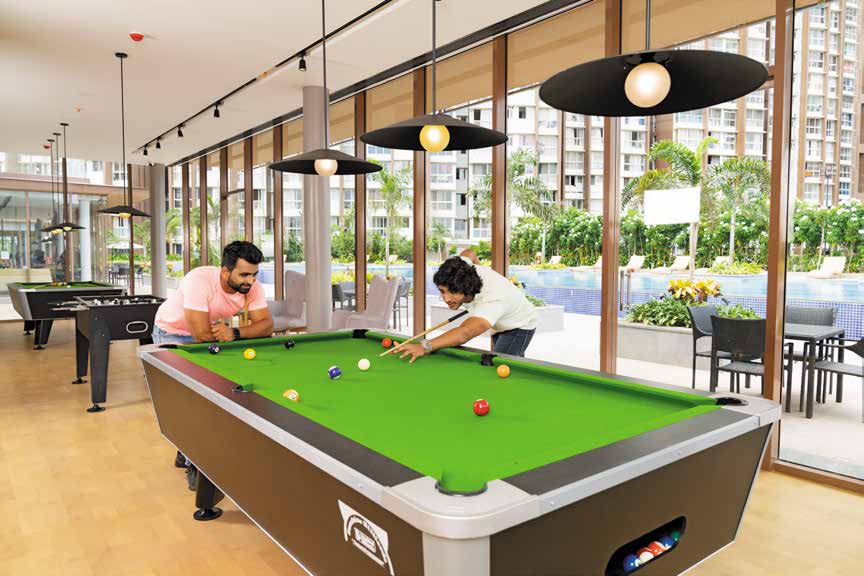 Indoor games at Runwal Forests, Kanjurmarg West