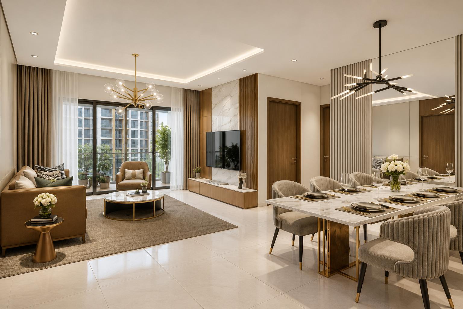 Interior 2 at Prestige Garden Trails, Mira Road East