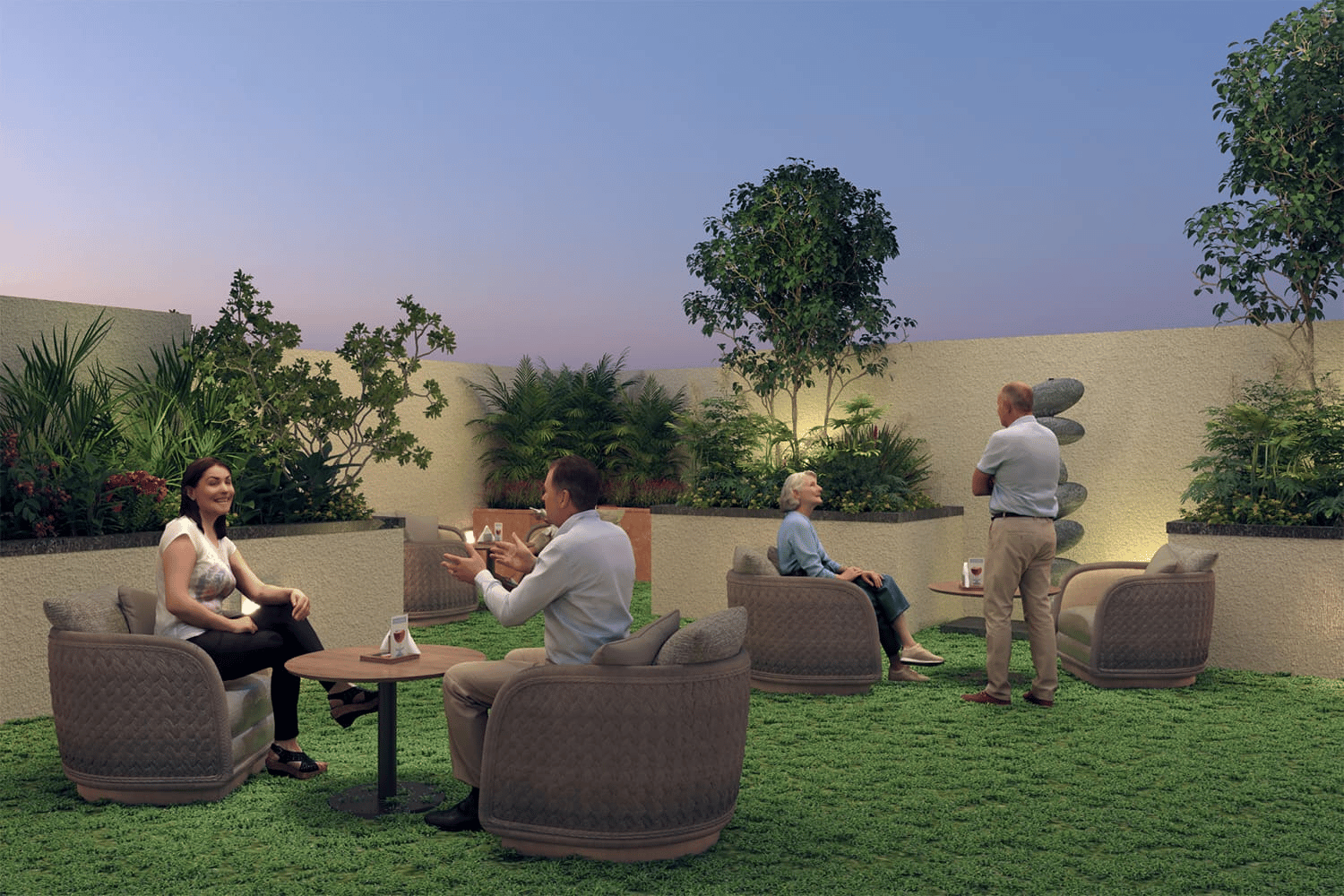 Party lawn at PCPL Vivante, Mahim West
