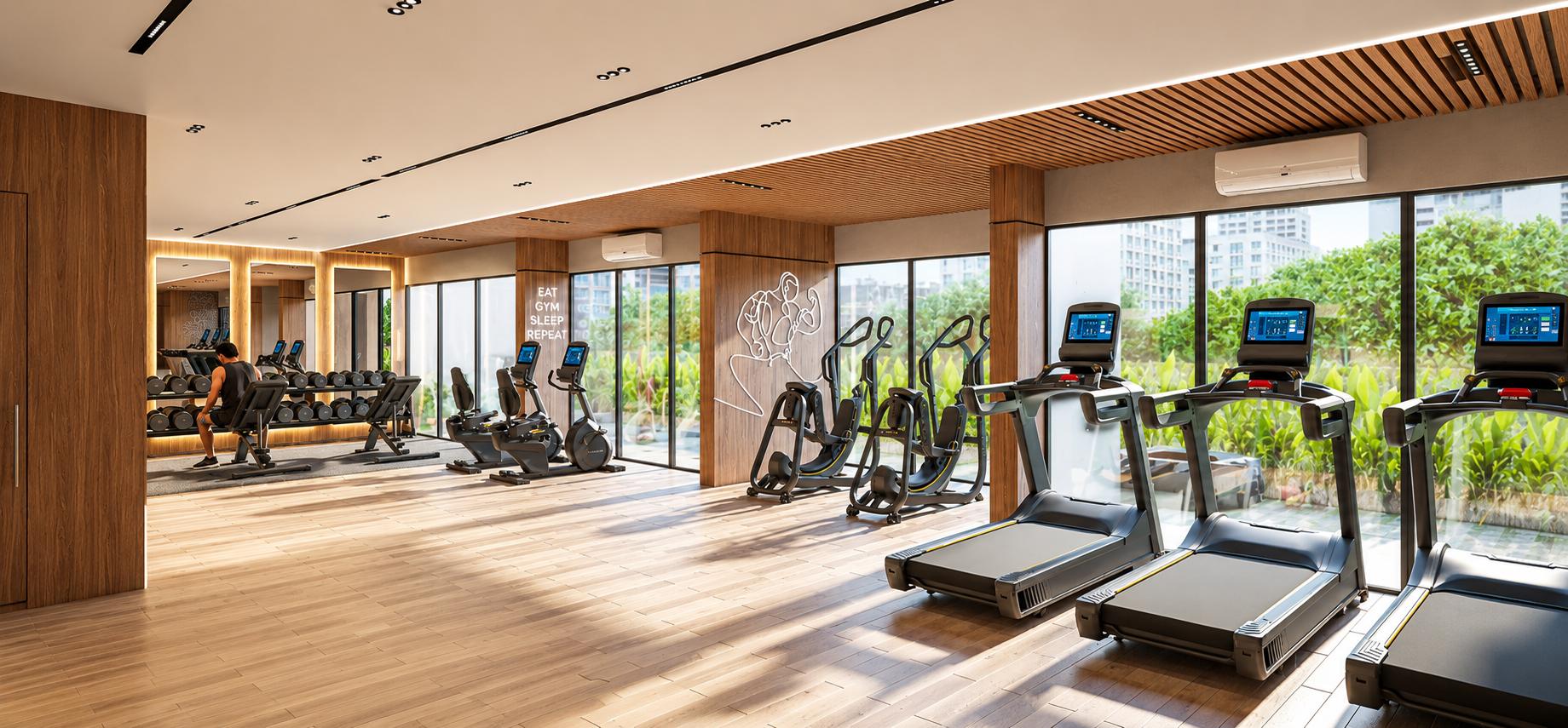 Gym at Bhoomi Amogh, Andheri West