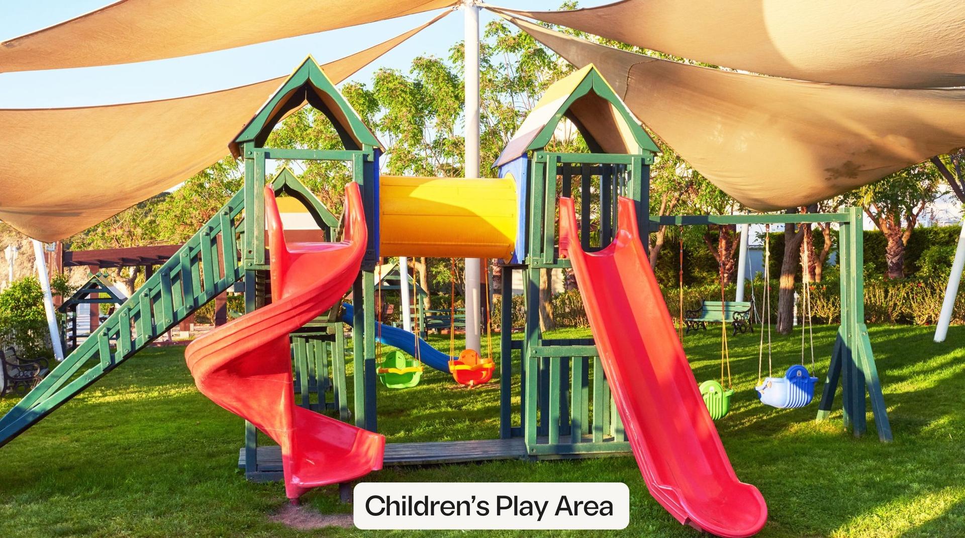 Children's play area at Ramniyati Raghukul CHSL, Dahisar East