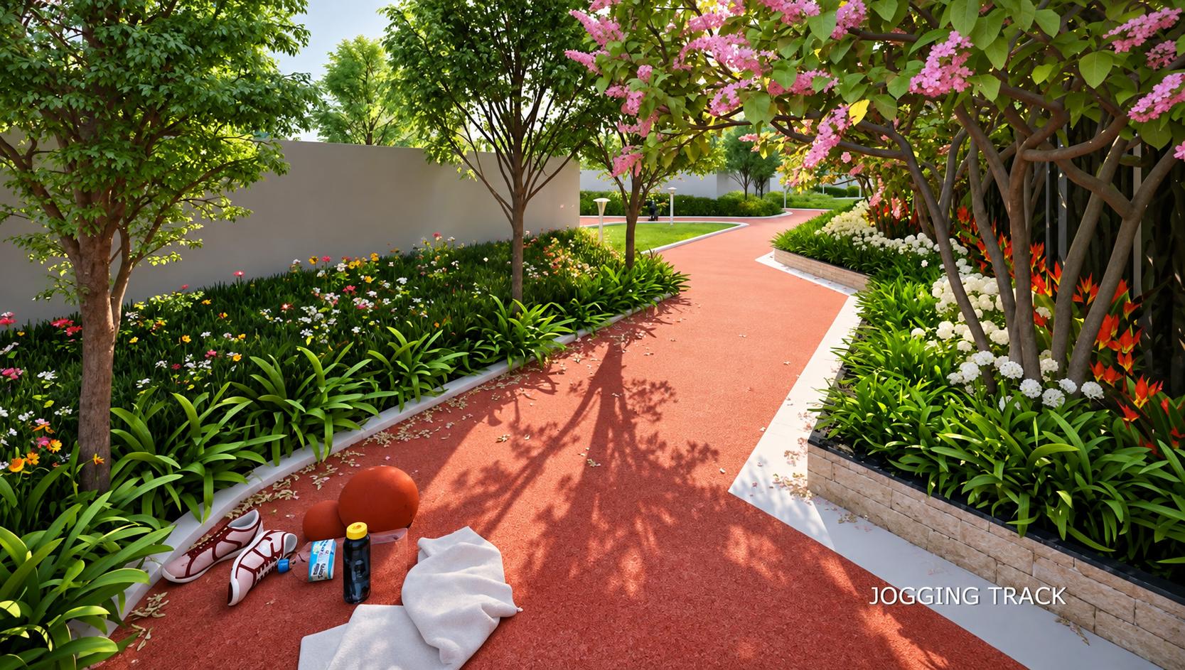 Jogging track at Spenta Altavista, Chembur