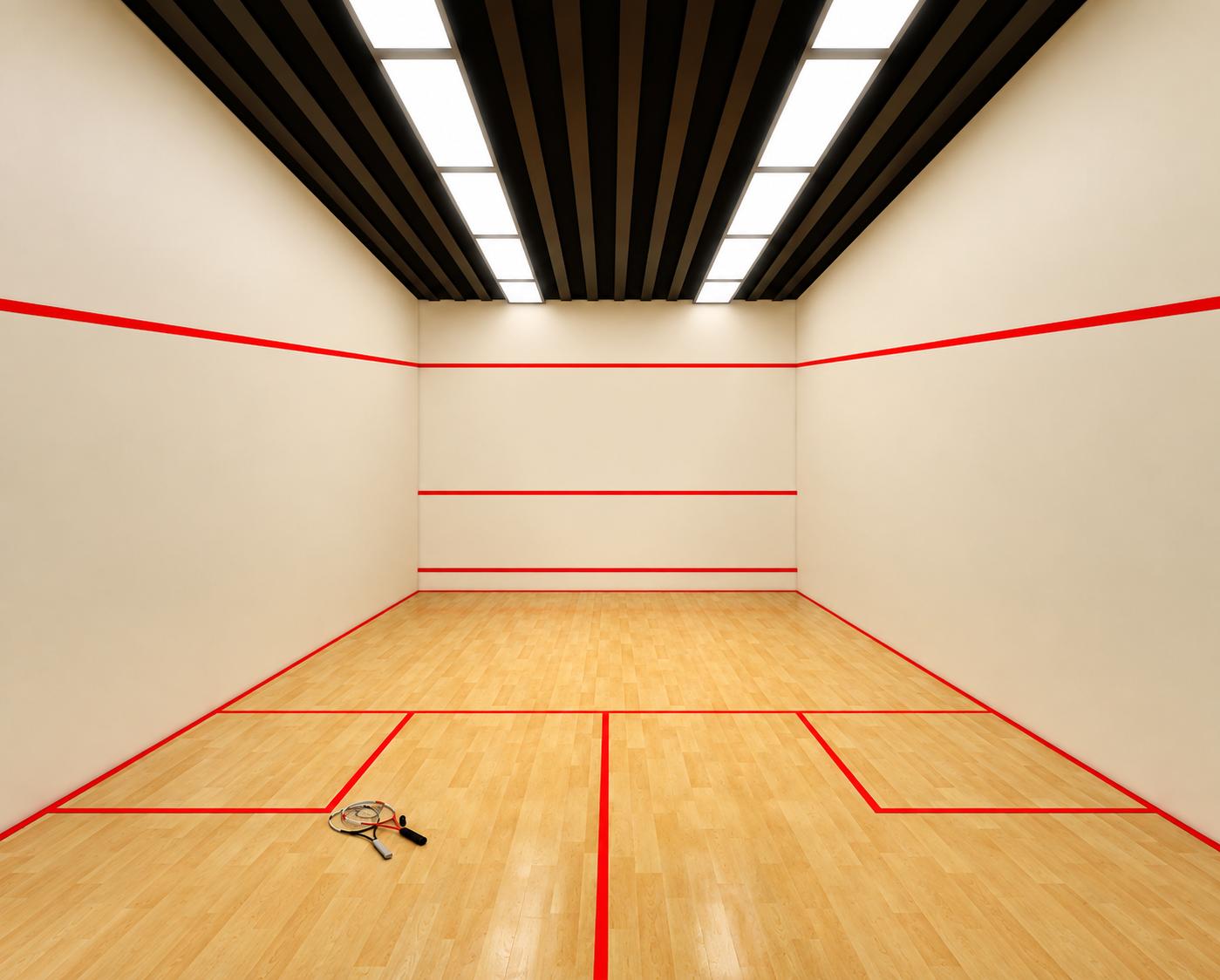Squash court at Spenta Altavista, Chembur