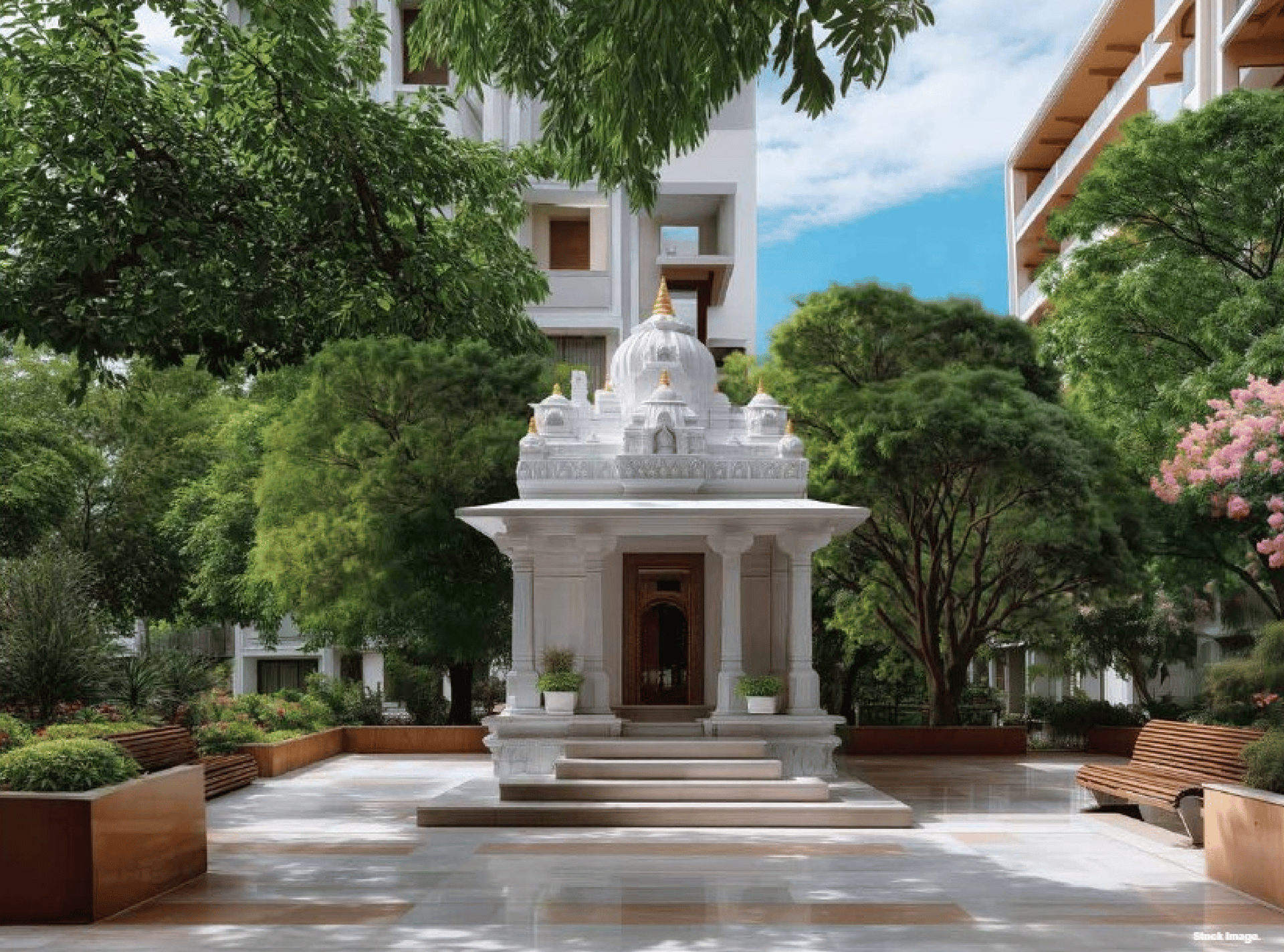 Temple at Runwal Meadows, Kanjurmarg East
