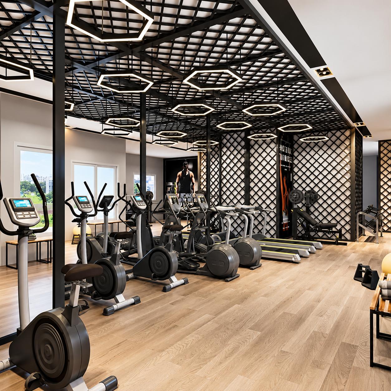 Gym at Ajmera Vihara, Bhandup West