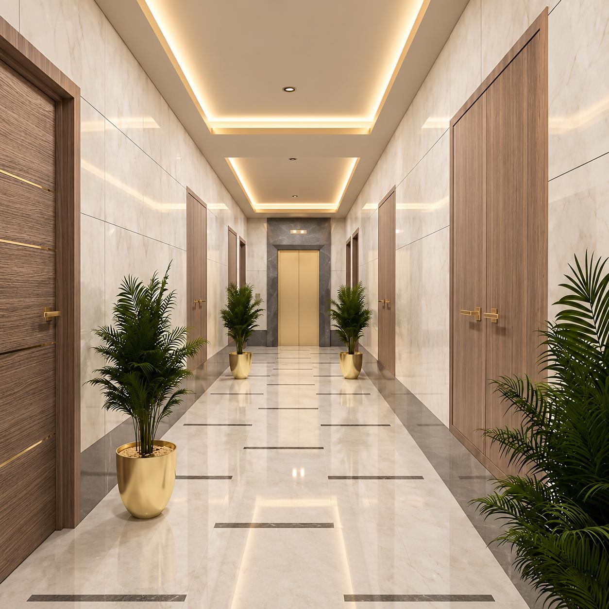 Elevators at Ajmera Vihara, Bhandup West
