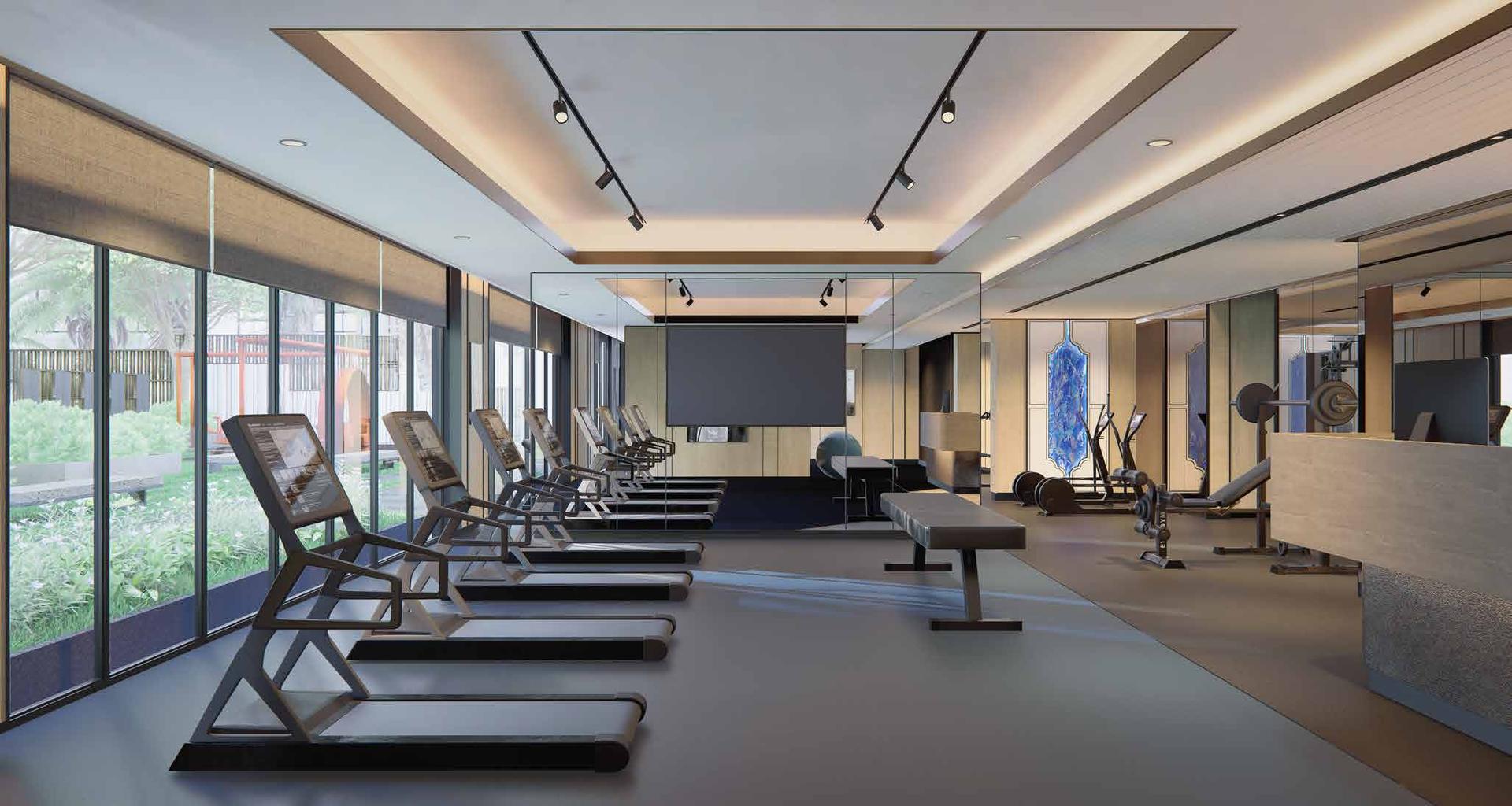 Gym at Chandak Sarvam, Andheri East