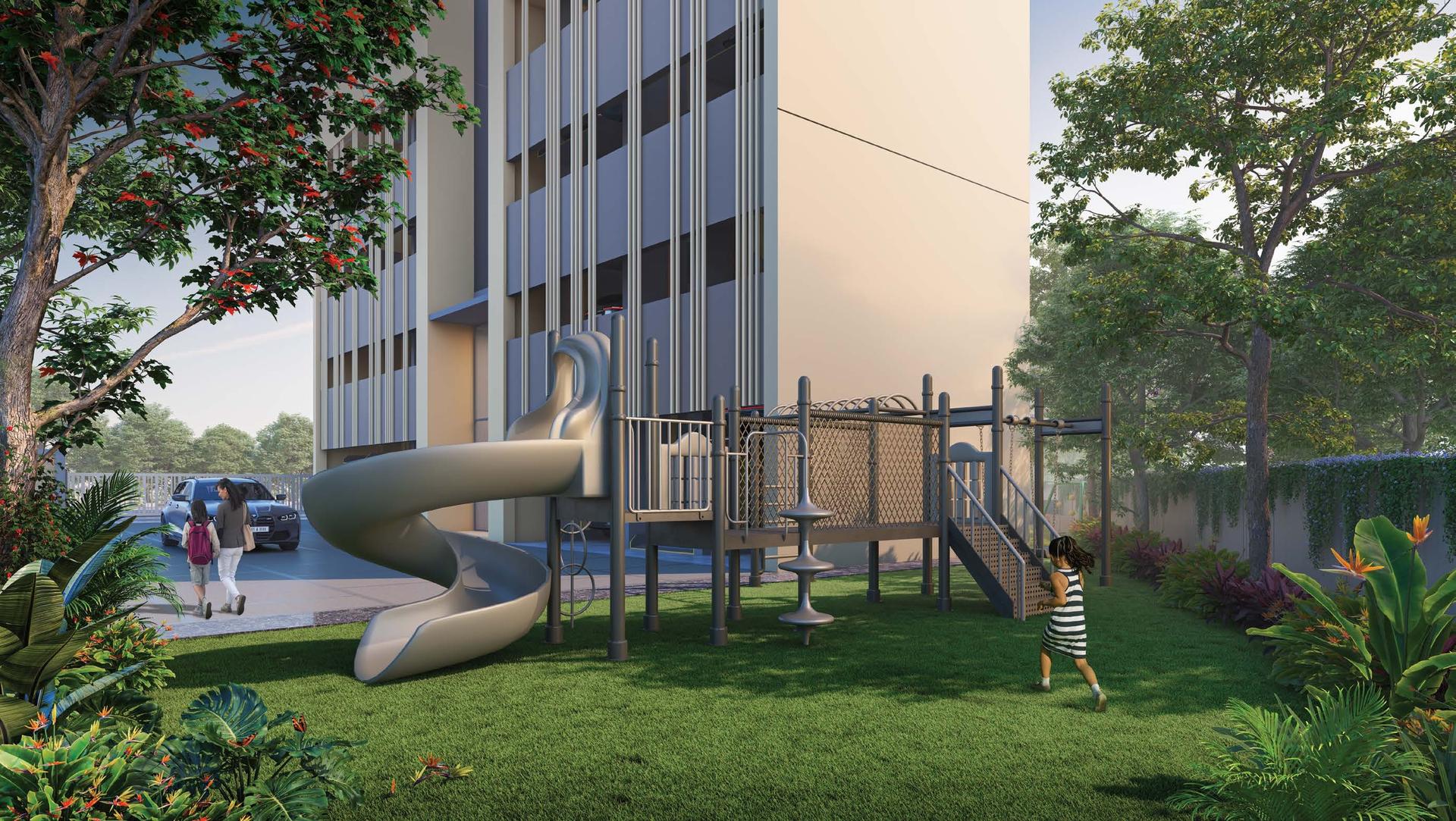 Children's play area at Arkade Views, Goregaon East