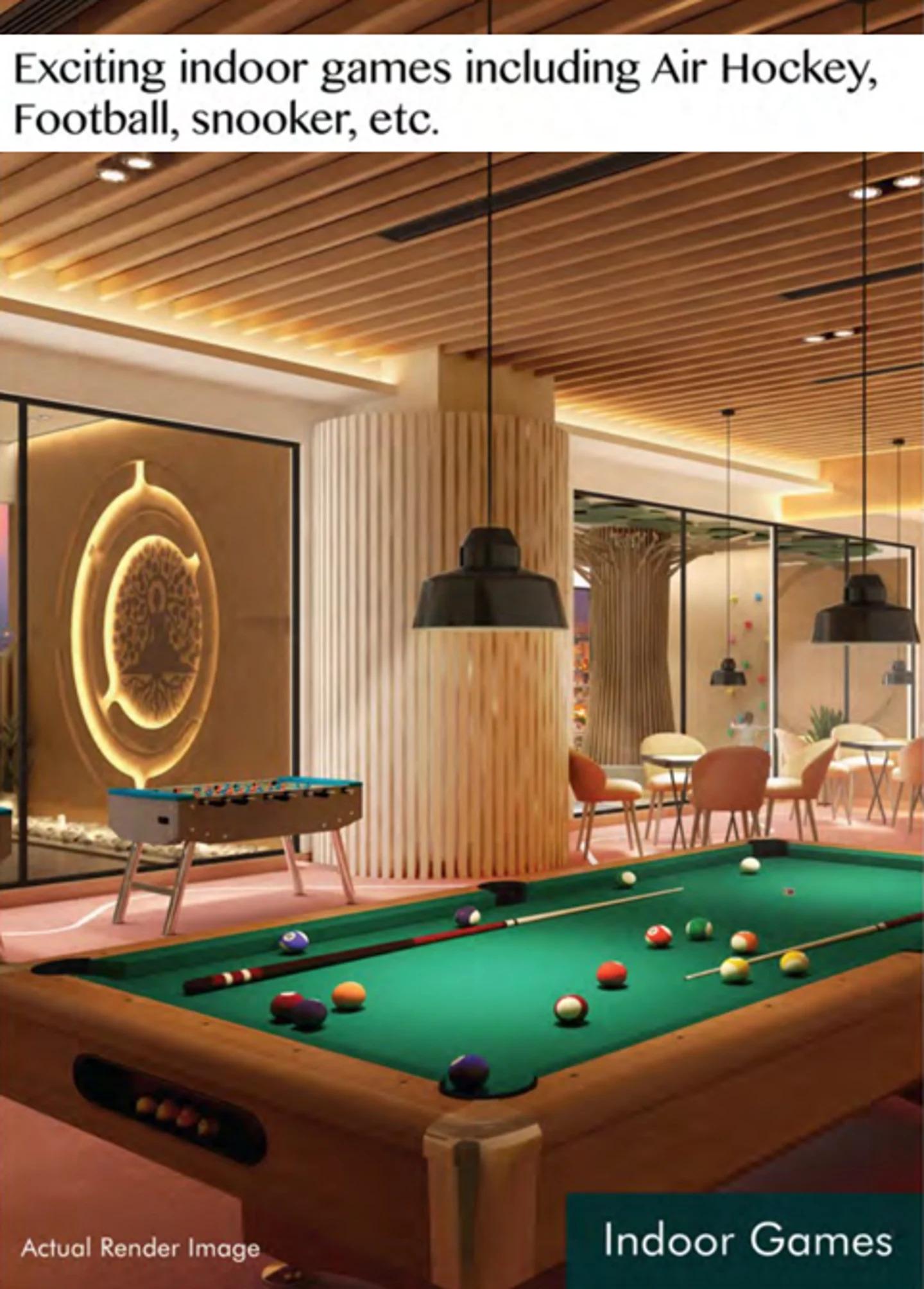 Indoor games at Paradigm Anantaara, Borivali West