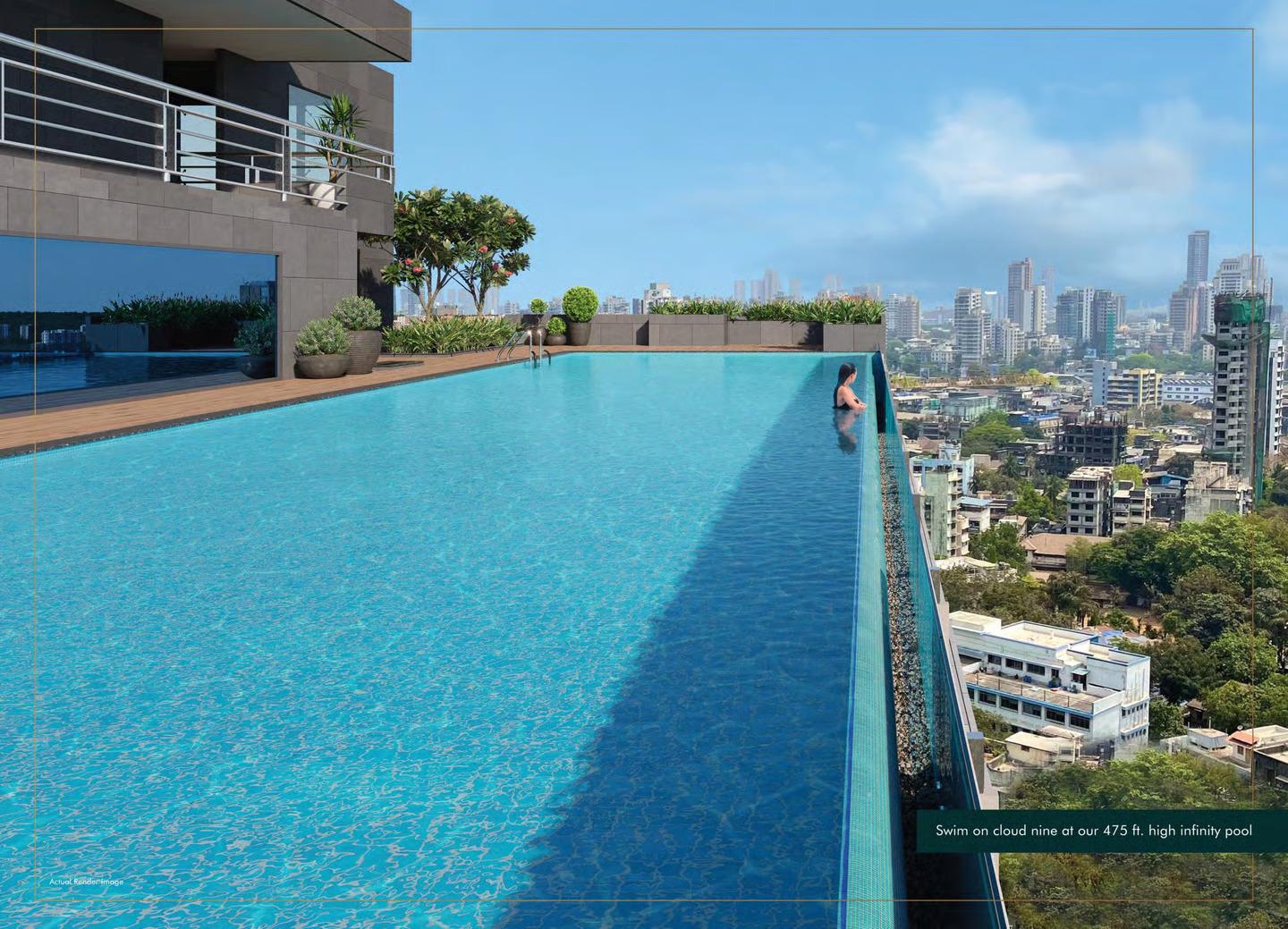 Swimming pool at Paradigm Anantaara, Borivali West
