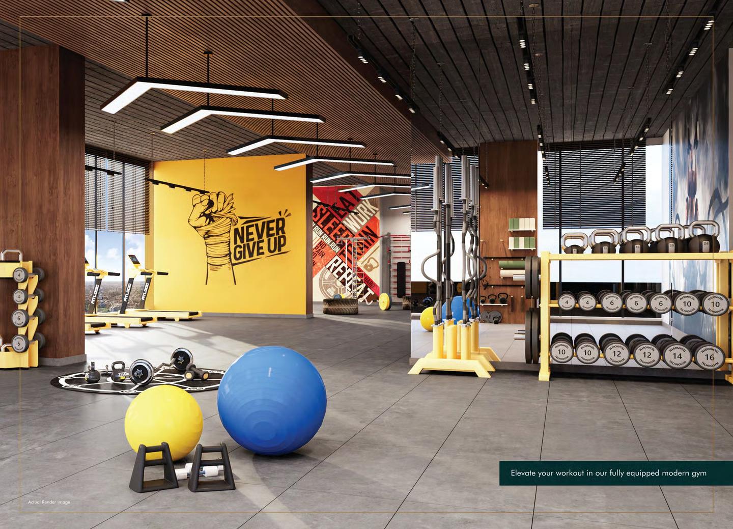 Gym at Paradigm Anantaara, Borivali West