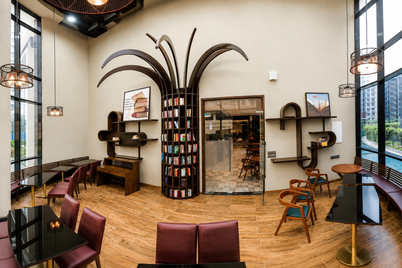 Library at JP The Palace North Garden City, Mira Road East
