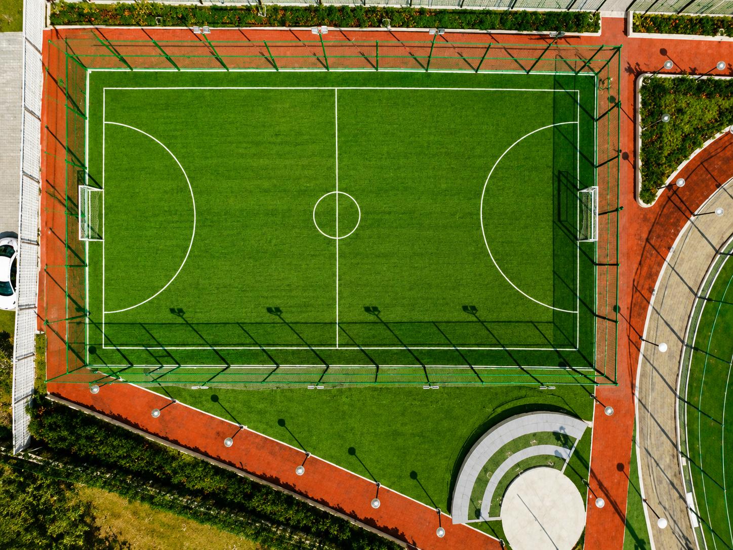 Football ground at JP The Palace North Garden City, Mira Road East
