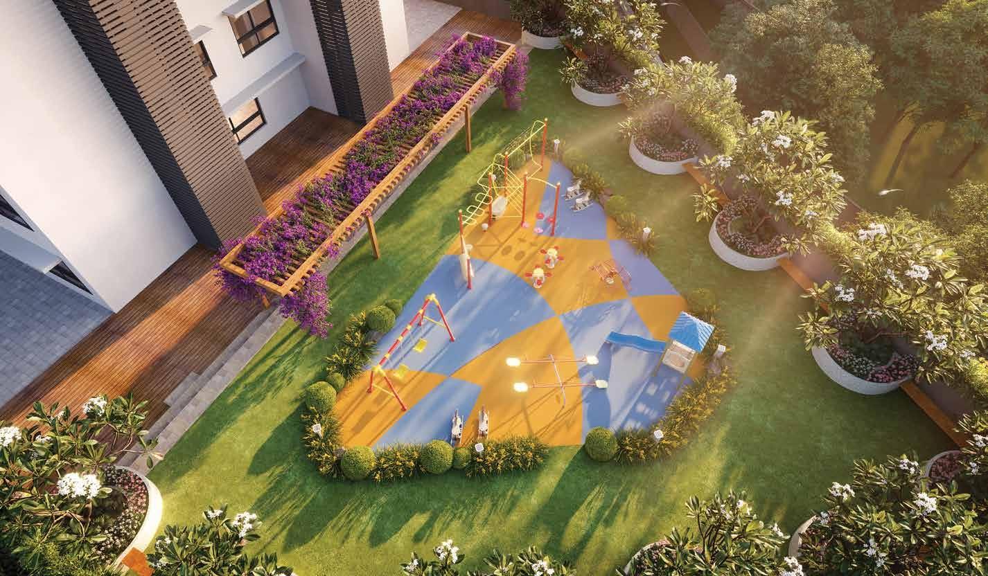 Children's play area at Ajmera Arham, Malad West