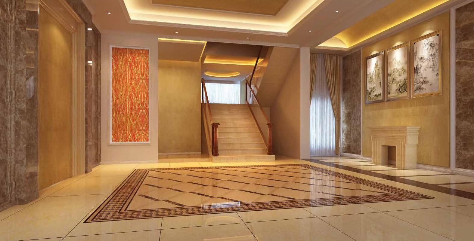 Grand entrance lobby at Skye31, Wadala