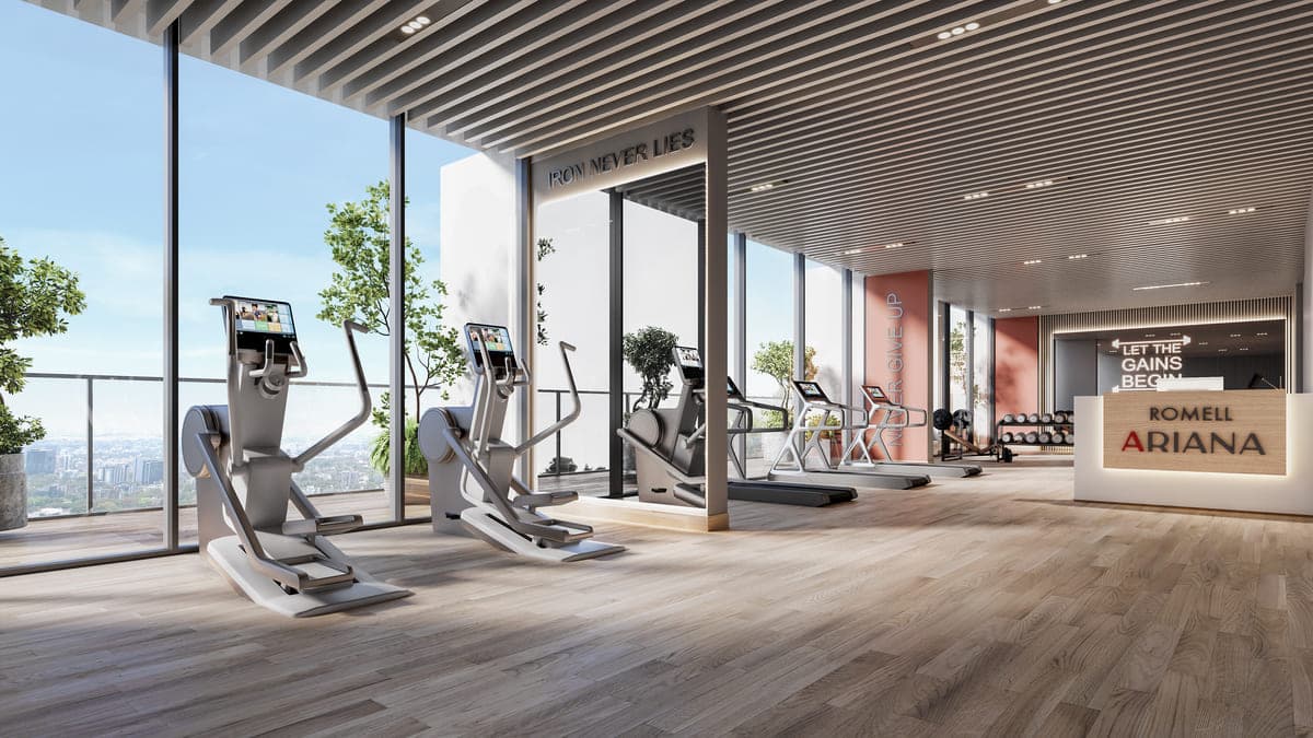 Gym at Romell Ariana, Borivali West