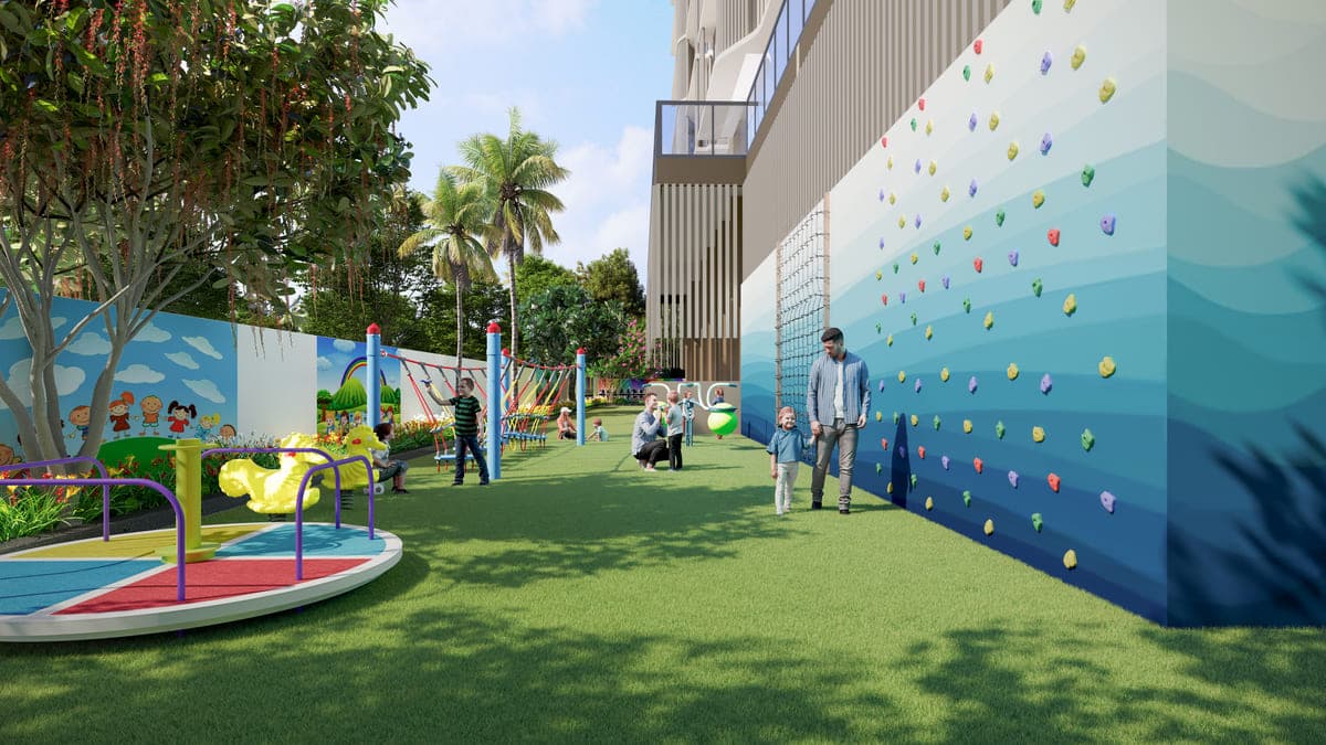 Children's play area at Romell Ariana, Borivali West