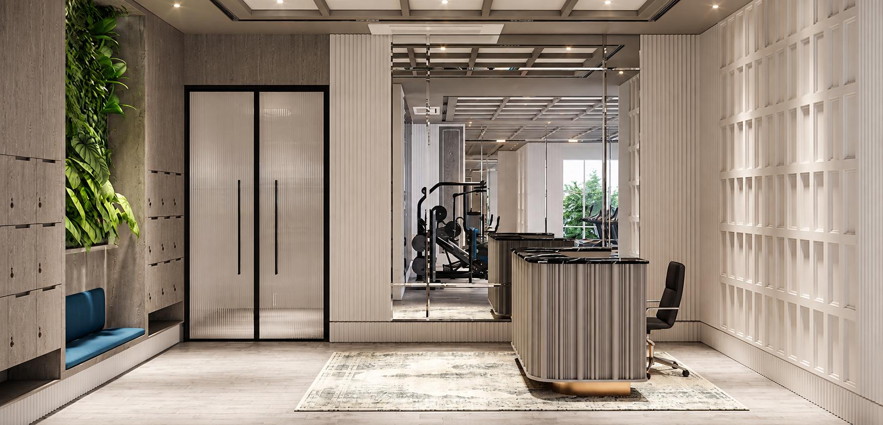 Gym at Lodha Bellagio, Powai