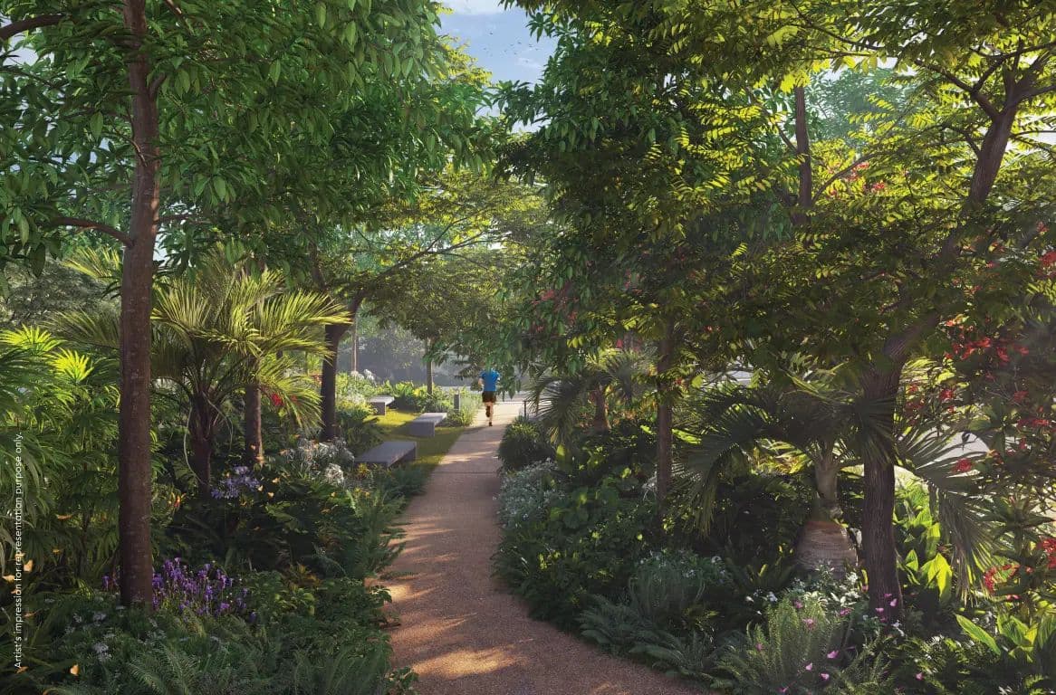 Jogging track at Godrej Nurture, Bhandup West