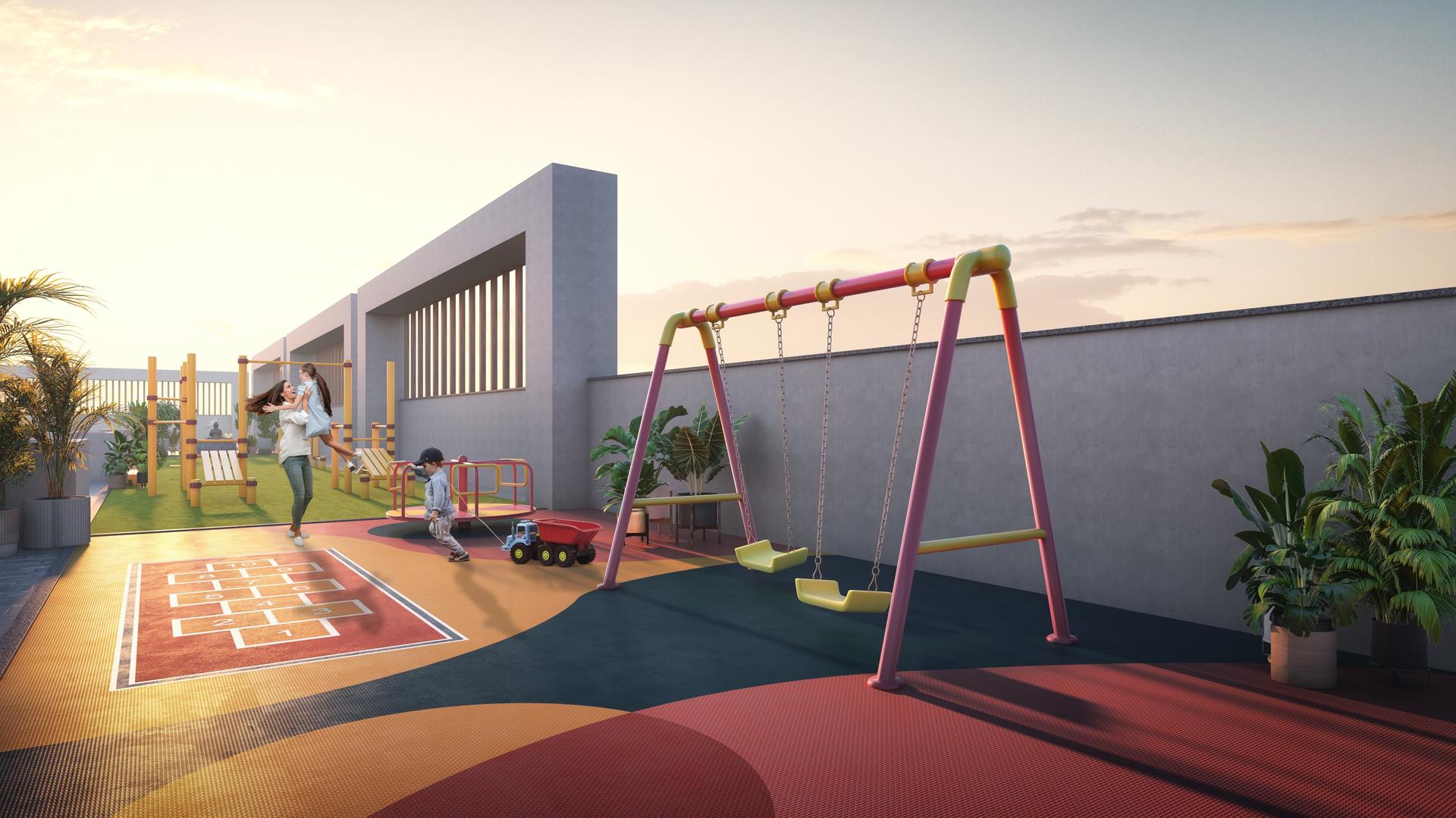 Children's play area at Dotom Isle, Malad West